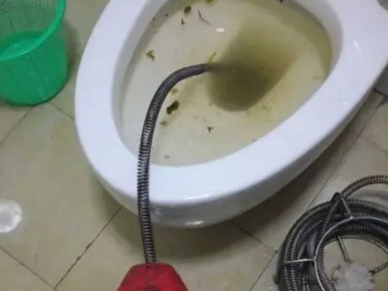滨江长河下水道堵了疏通